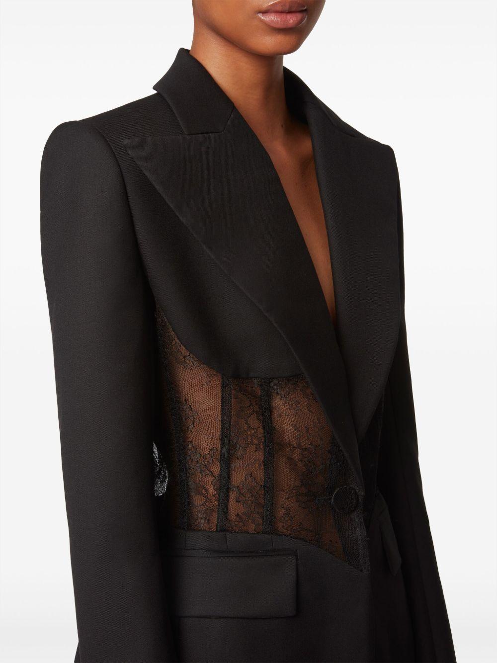 lace-panel blazer Product Image