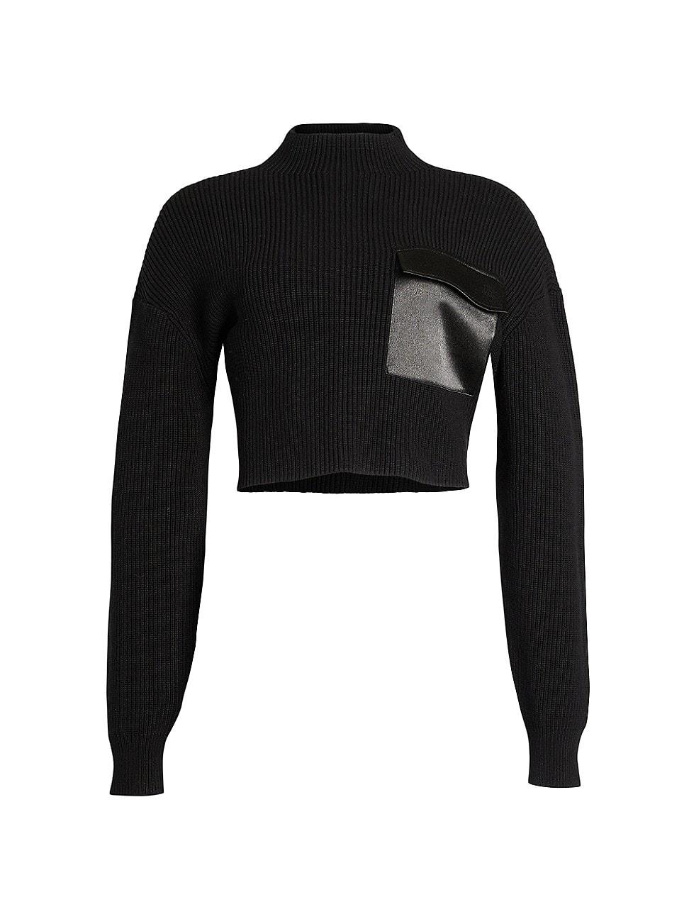 Womens Donna Mid Cropped Sweater Product Image