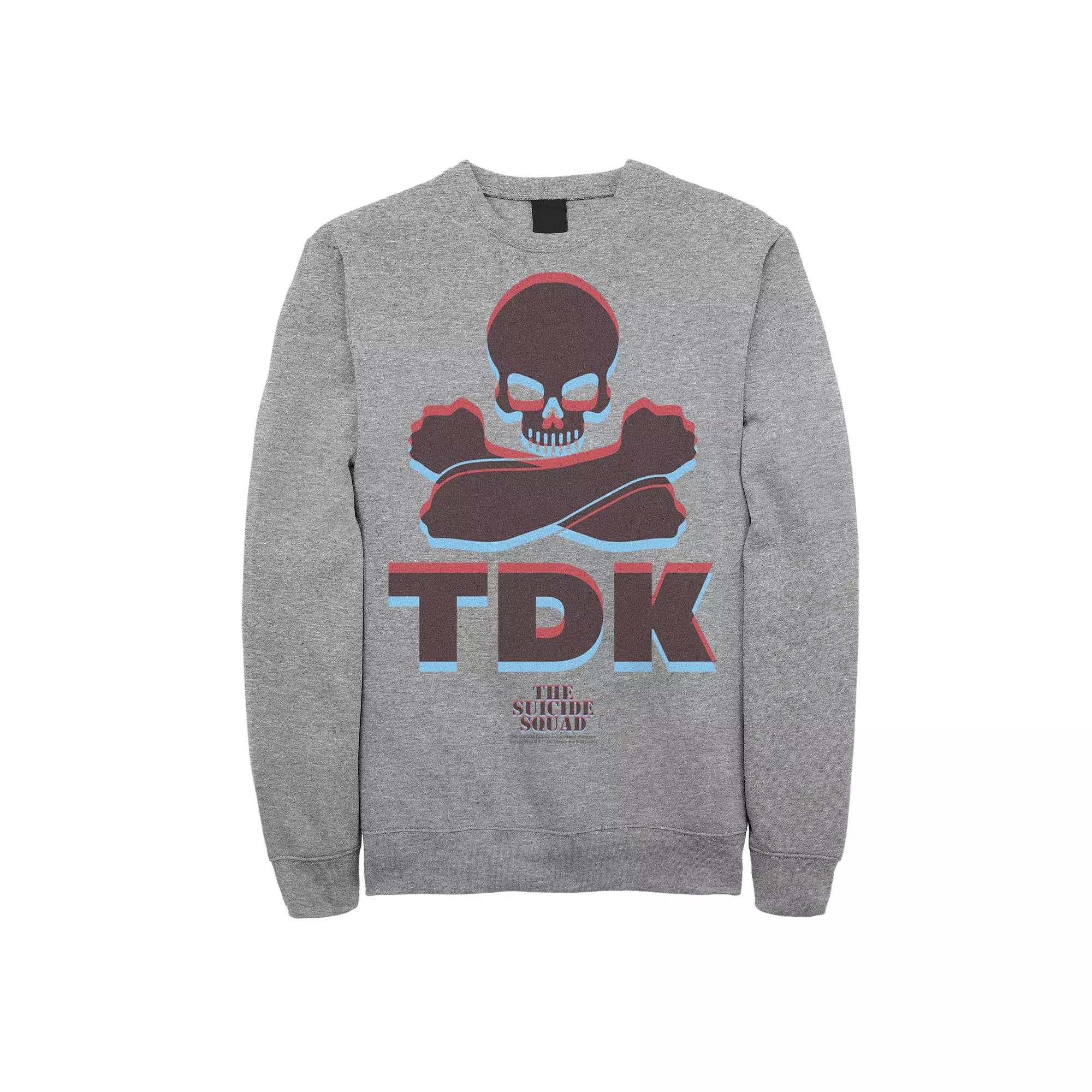 Men's The Suicide Squad TDK 3D Logo Sweatshirt, Boy's,  Product Image