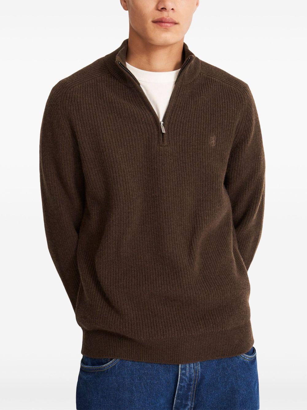 cable-knit wool sweater Product Image