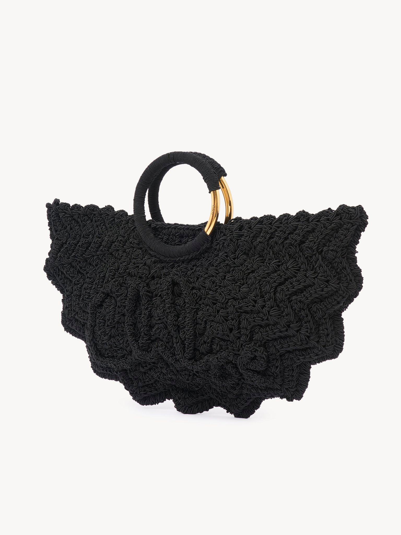 Small Bracelet Paravent tote bag in crochet Product Image