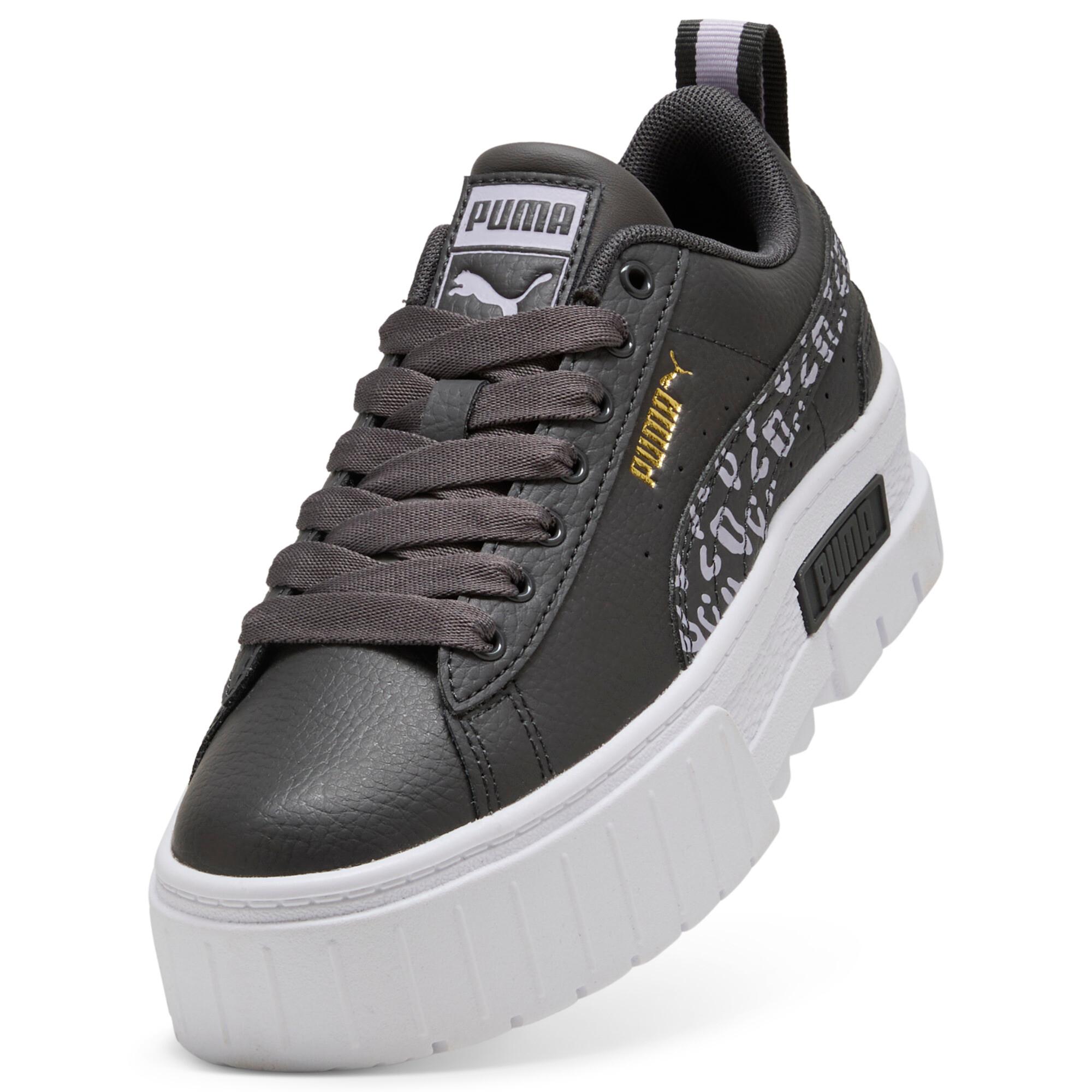 PUMA Mayze Wild Sneakers Big Kids in Grey Product Image