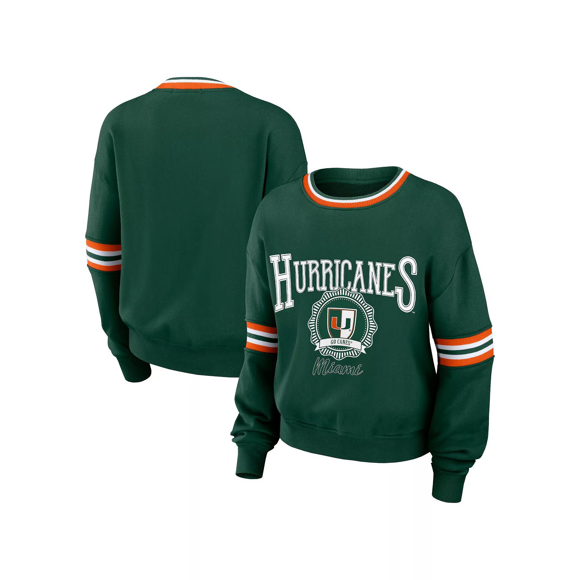 Women's WEAR by Erin Andrews Navy Penn State Nittany Lions Vintage Pullover Sweatshirt,  Product Image