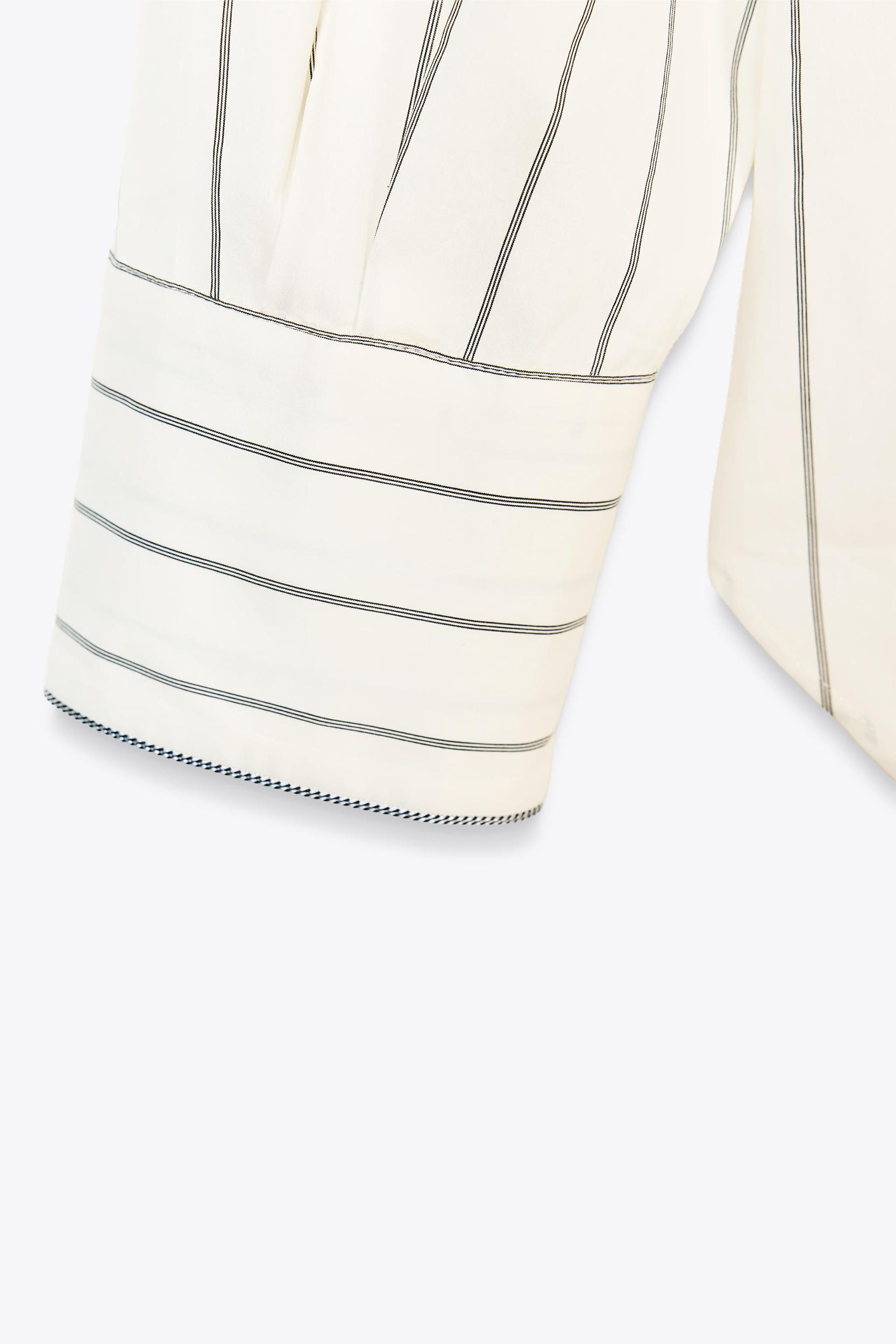 ZW COLLECTION STRIPED OVERSIZE SHIRT Product Image