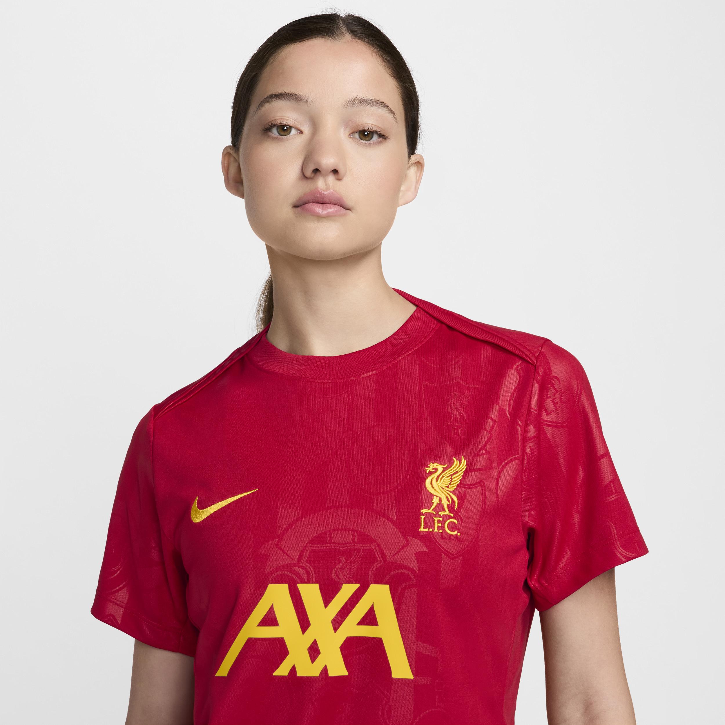 Women's Nike Red Liverpool 2024/25 Academy Pro Pre-Match Top,  Product Image