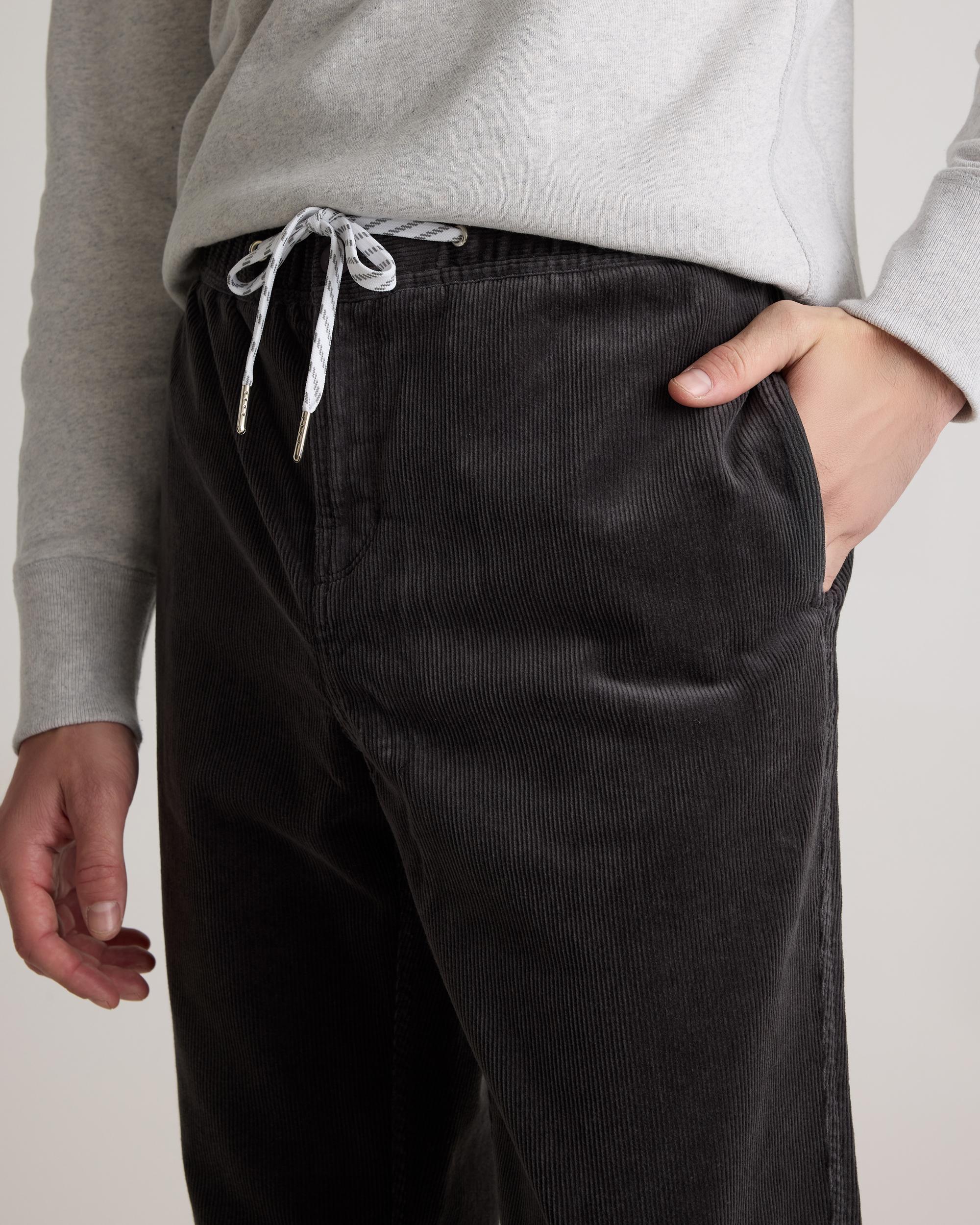 Quince | Men's Organic Stretch Corduroy Drawstring Trousers Organic Cotton Product Image
