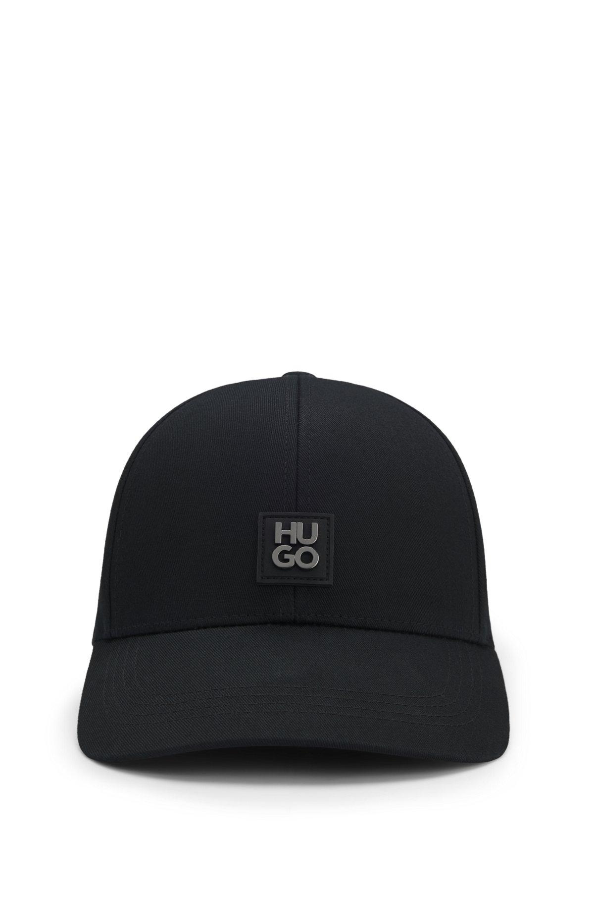 Cotton-twill cap with stacked logo Product Image