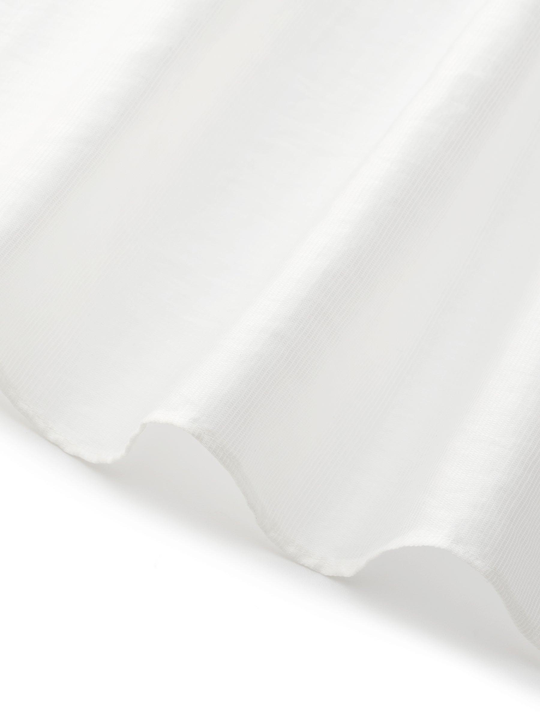 Tencel Blend Sequins Embroidered Women Midi Dress With Tie String Belt Product Image