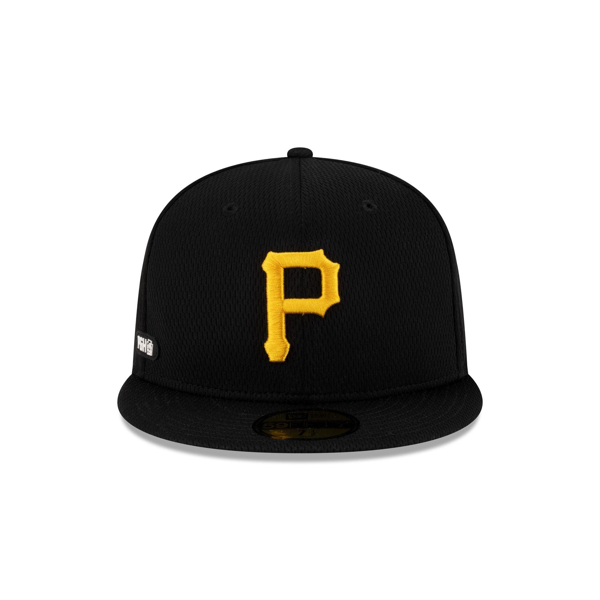 Pittsburgh Pirates 2025 Clubhouse Black 59FIFTY Fitted Hat Male Product Image
