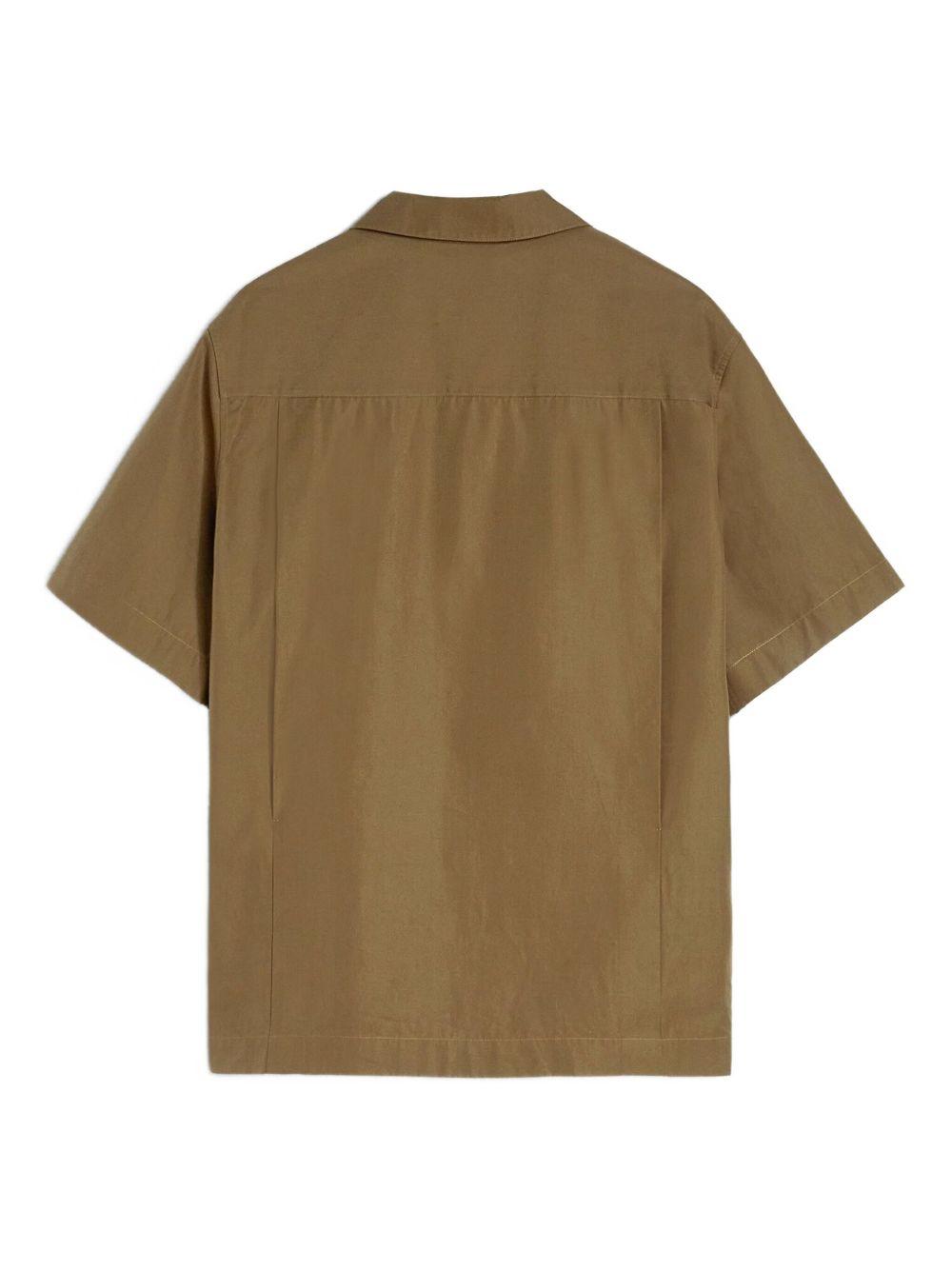 cotton taffeta polo shirt Product Image