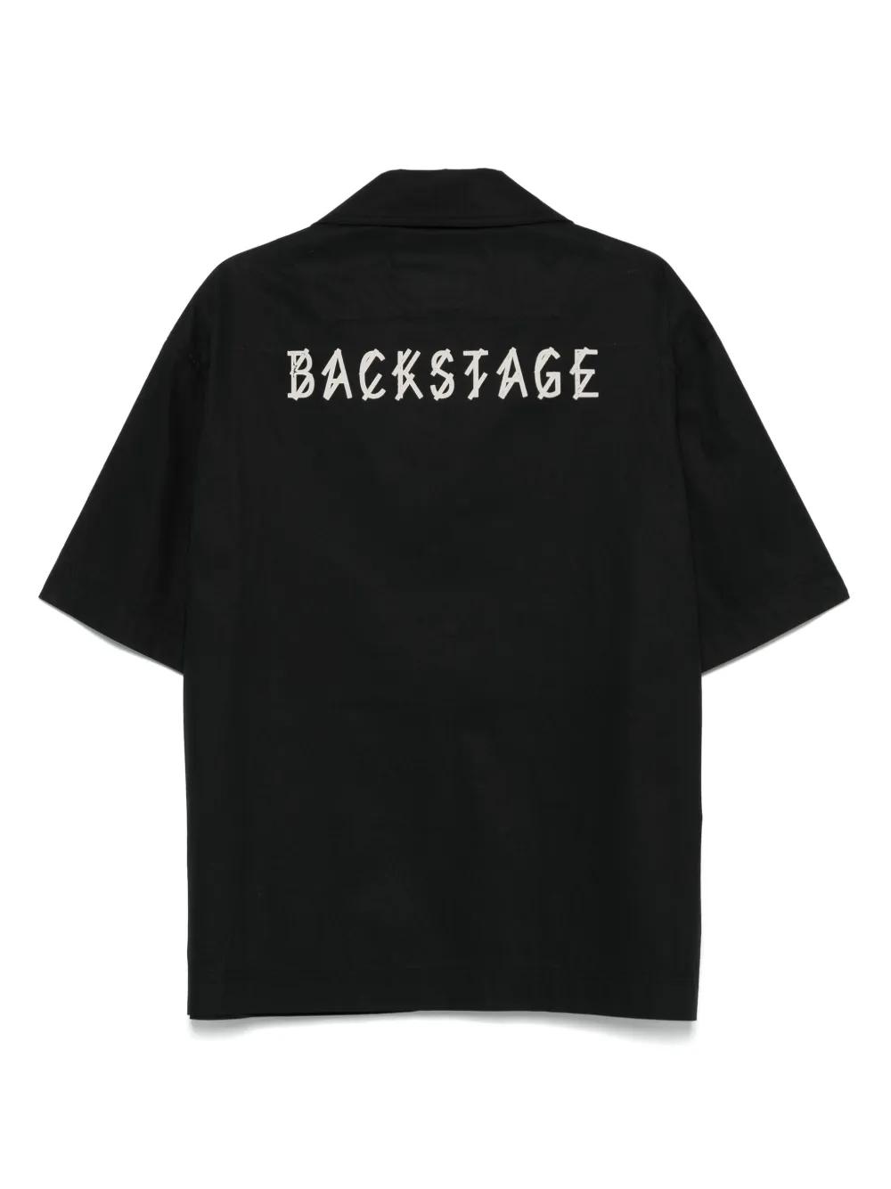 text-print shirt Product Image