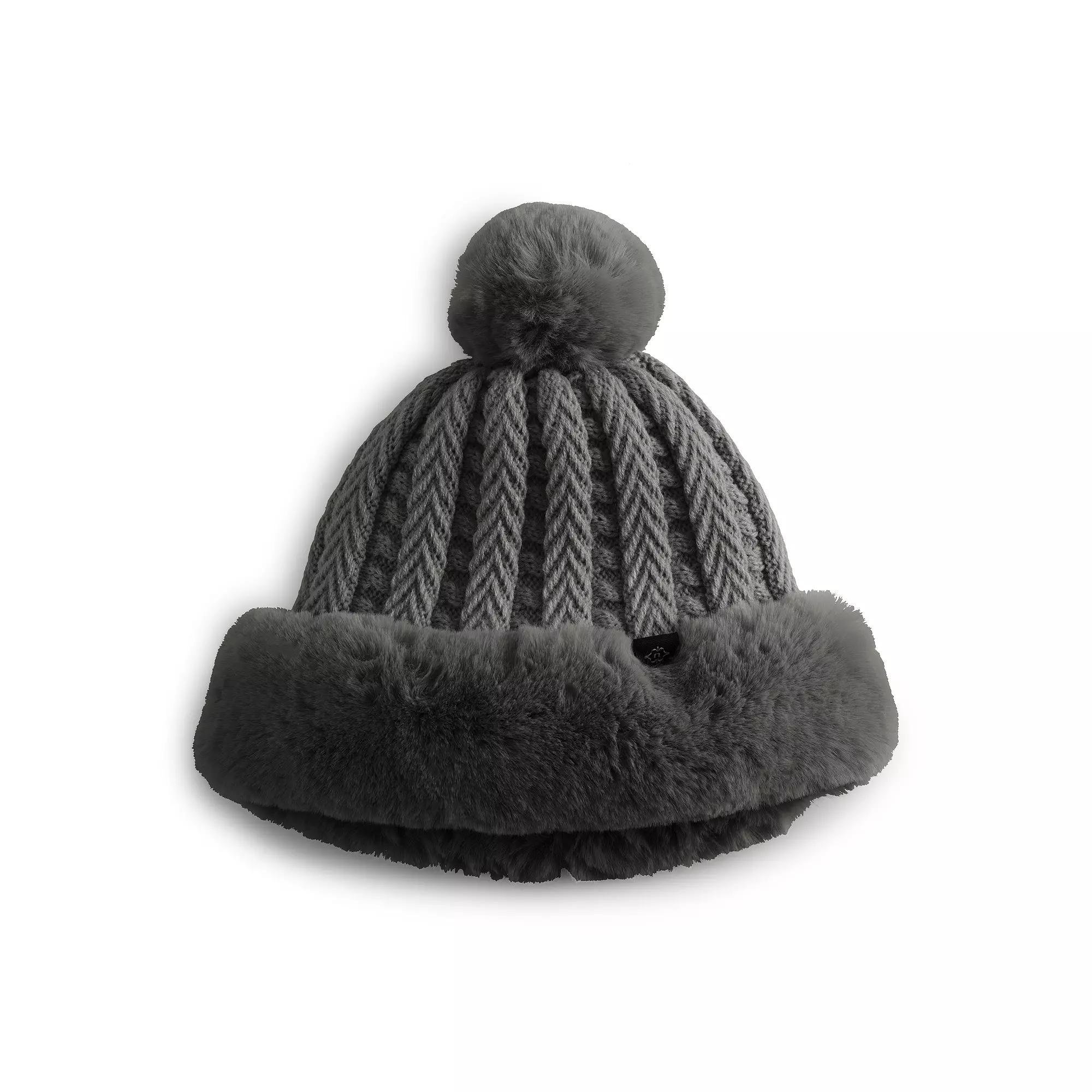 Women's Nanette Lepore Oversized Faux Fur Hat, Gray Product Image