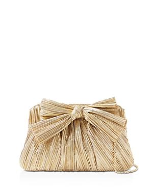 Loeffler Randall Rayne Small Pleated Bow Frame Clutch Product Image