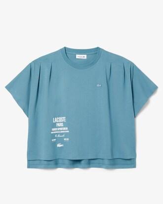 Batwing Sleeve Print T-shirt Product Image