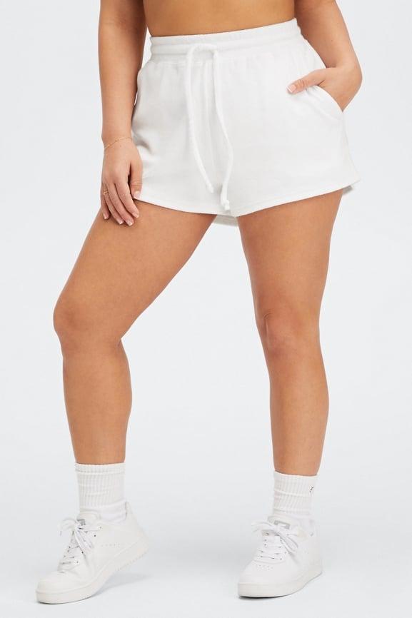 Fabletics Island Terry Short Short Womens white Size L Product Image