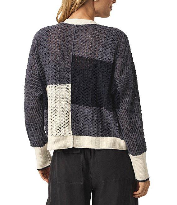 Splendid Addy Knit V-Neck Long Sleeve Button Front Cardigan Product Image