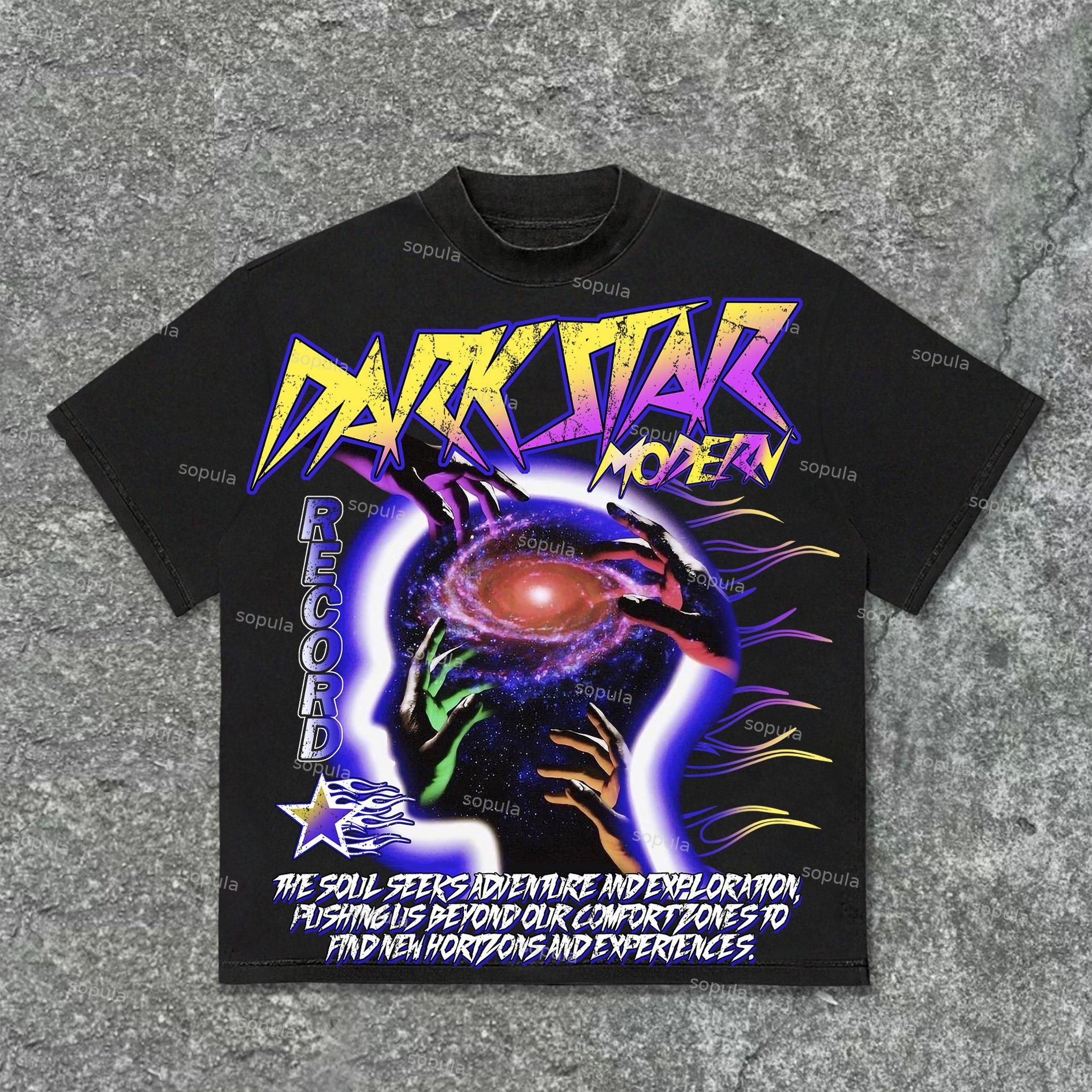 Sopula Mummy Color Brain Graphic Print Cotton T-Shirt Product Image