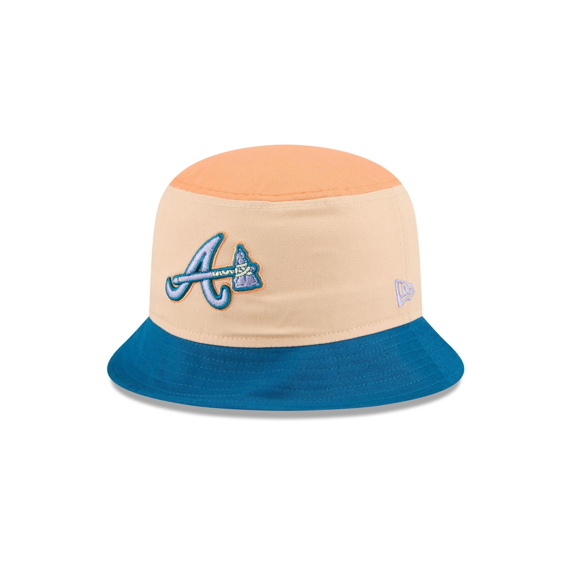 Atlanta Braves Mango Mocha Bucket Hat Male Product Image