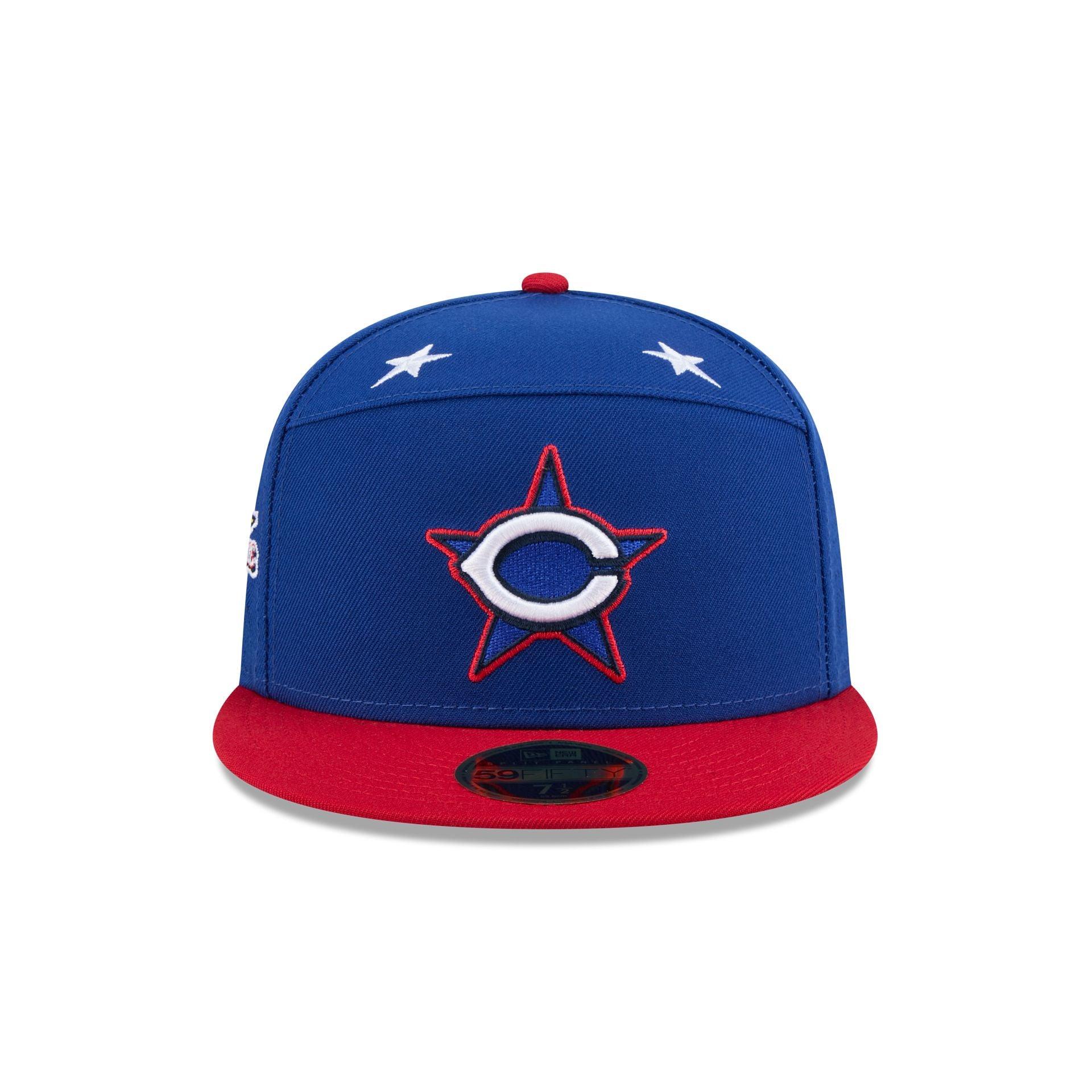 Cincinnati Reds 2025 All-Star Game Workout Split Panel 59FIFTY Fitted Hat Male Product Image