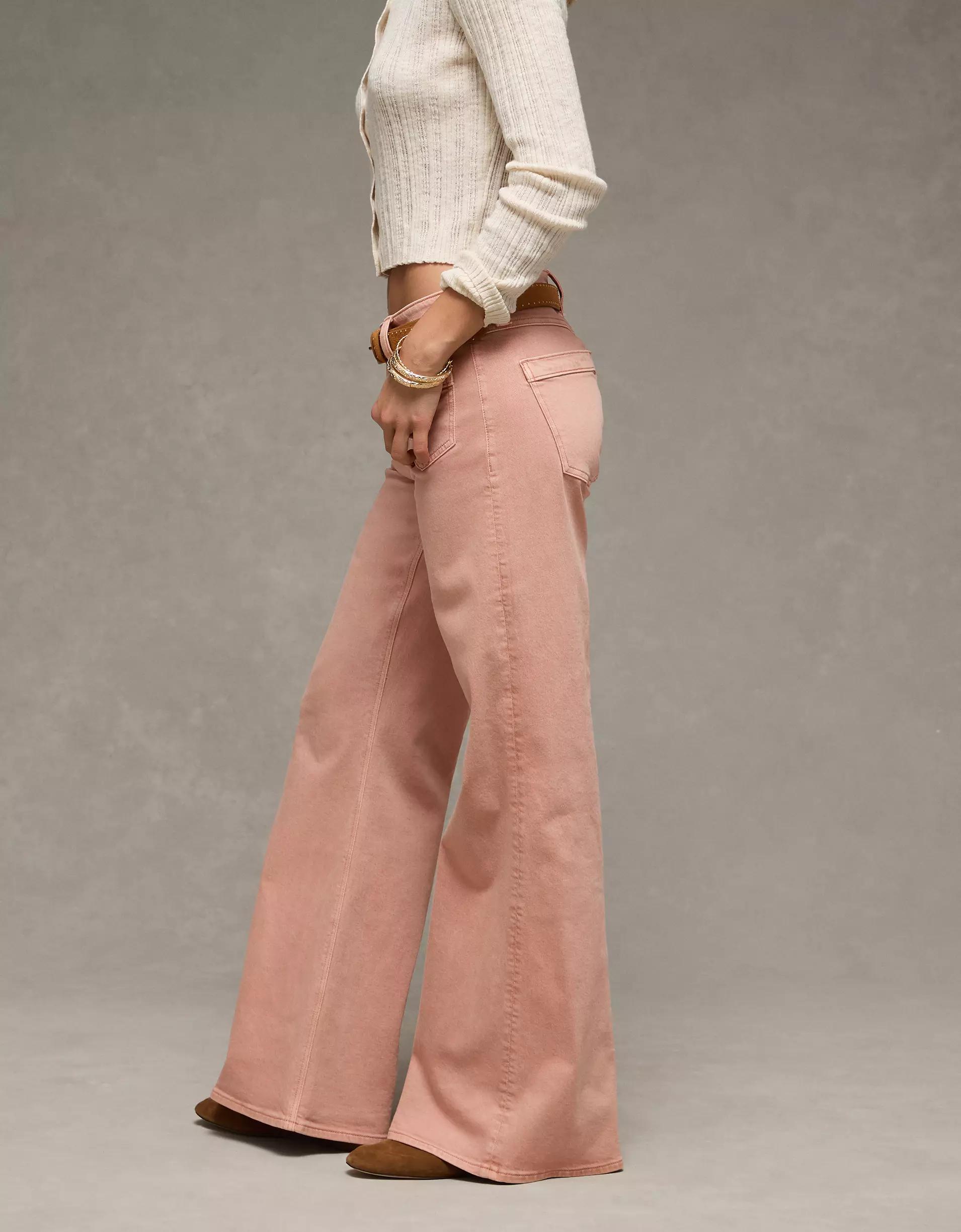 AE Stretch High-Waisted Flare Jean Product Image