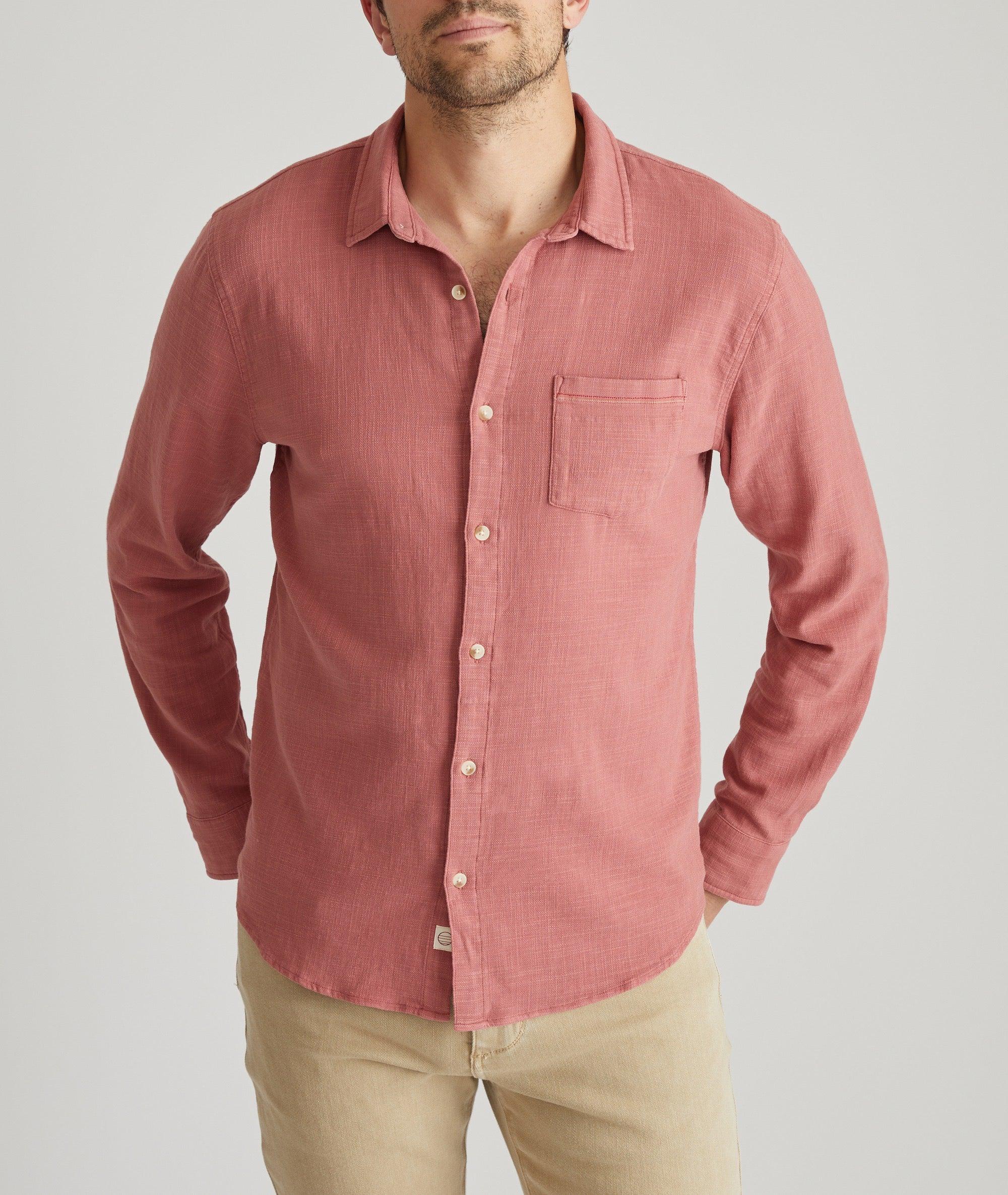 Stretch Selvage Embroidered Resort Shirt Product Image