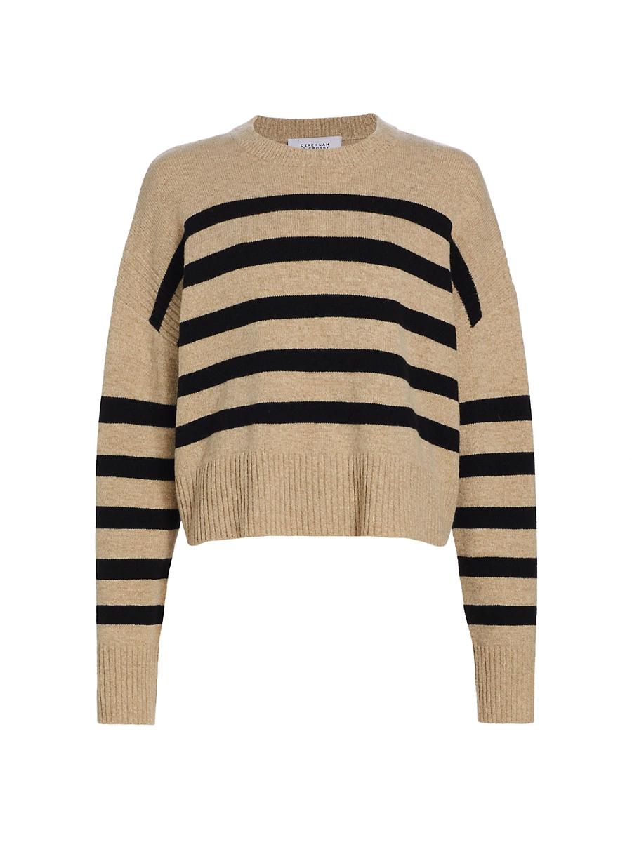 Womens Farah Wool-Blend Stripe Sweater Product Image