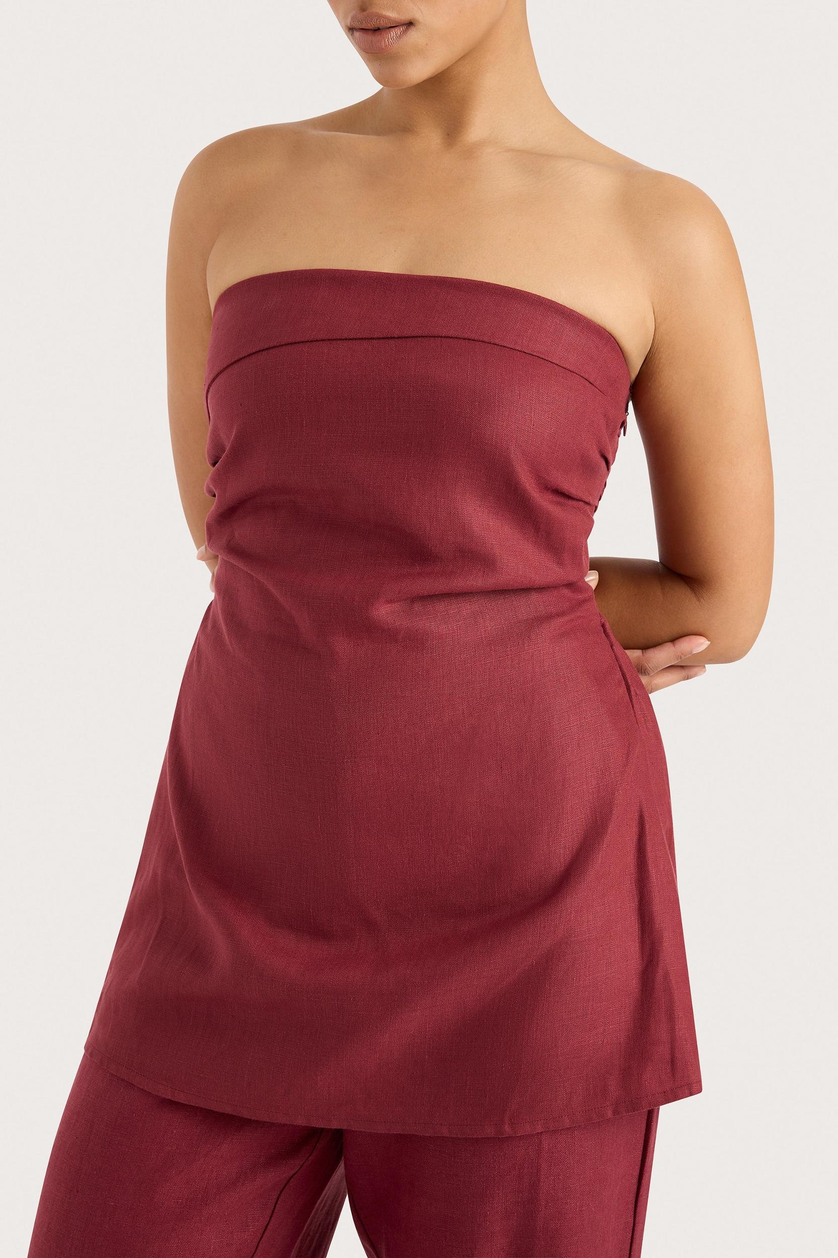 Boe Tunic Top Wine - Final Sale Product Image