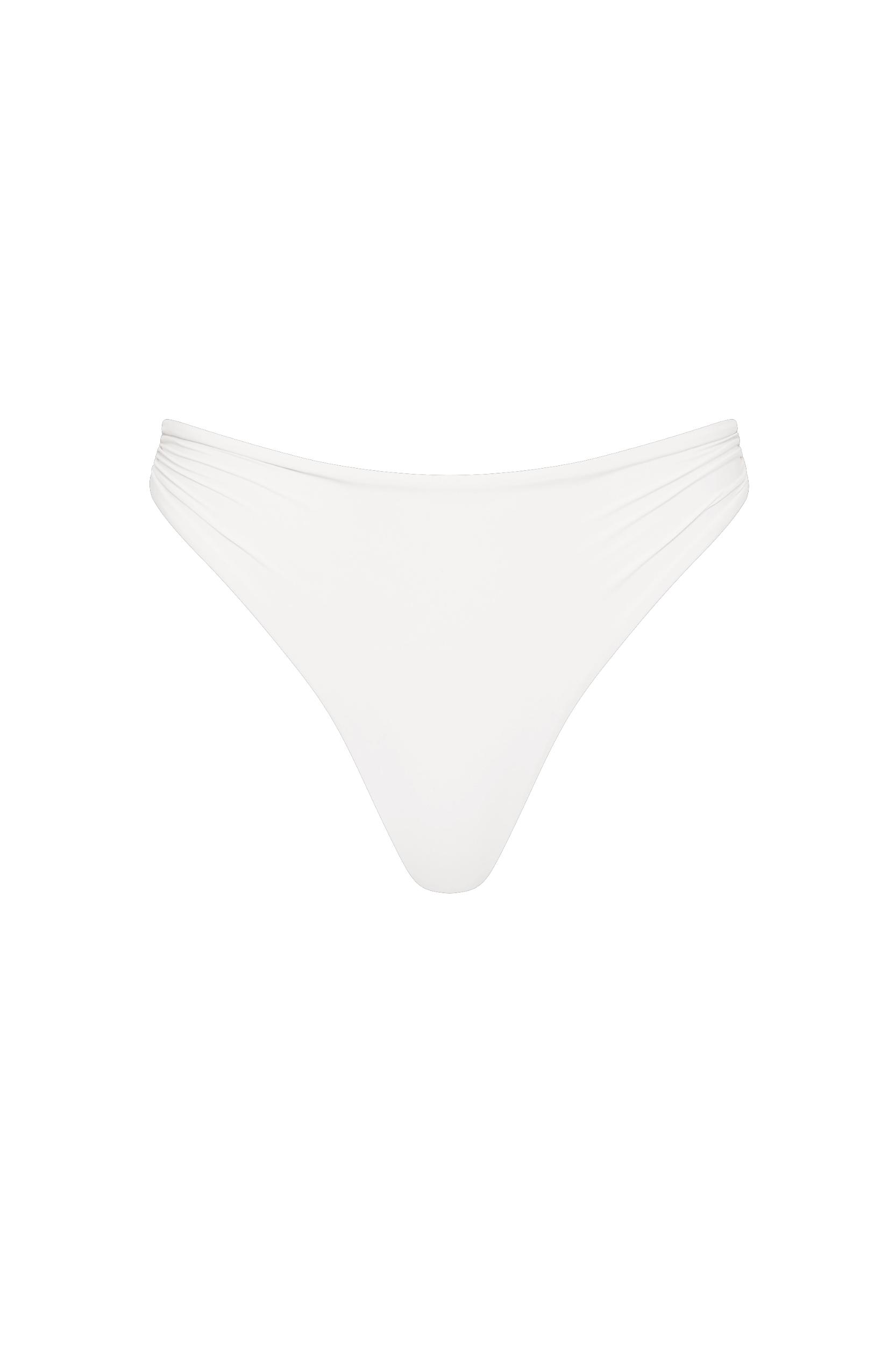 Costa Bikini Bottoms White - Final Sale Product Image