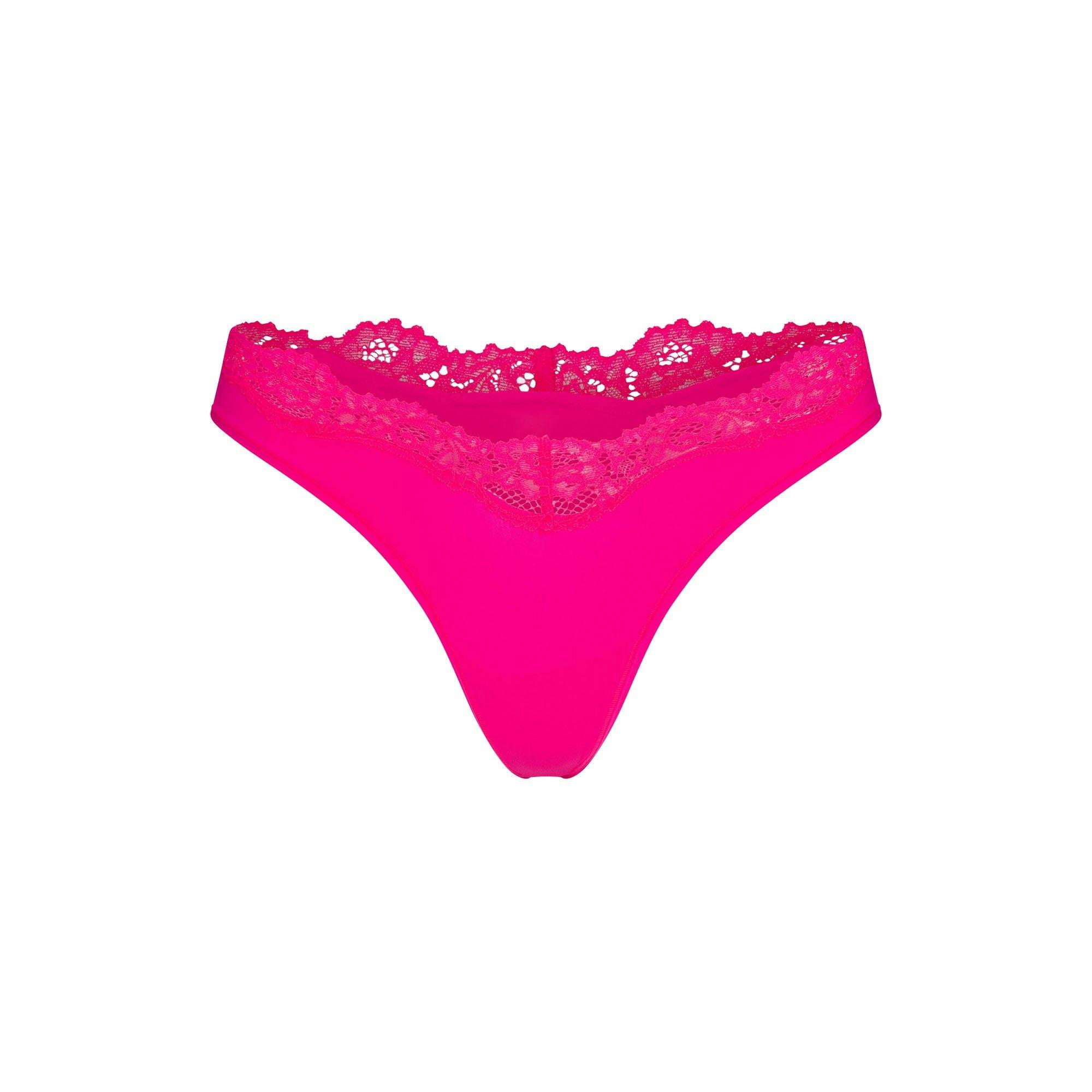 FITS EVERYBODY LACE DIPPED THONG 5-PACK | HEART BREAKER MULTI Product Image