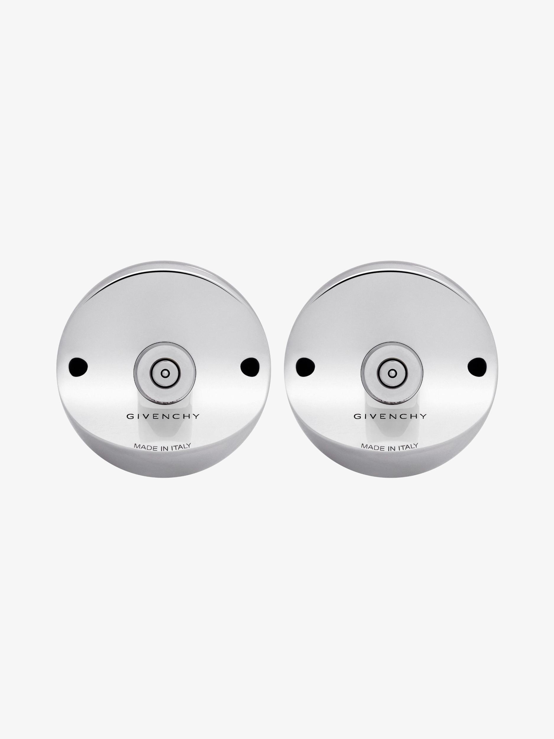 Curve earrings in metal Product Image