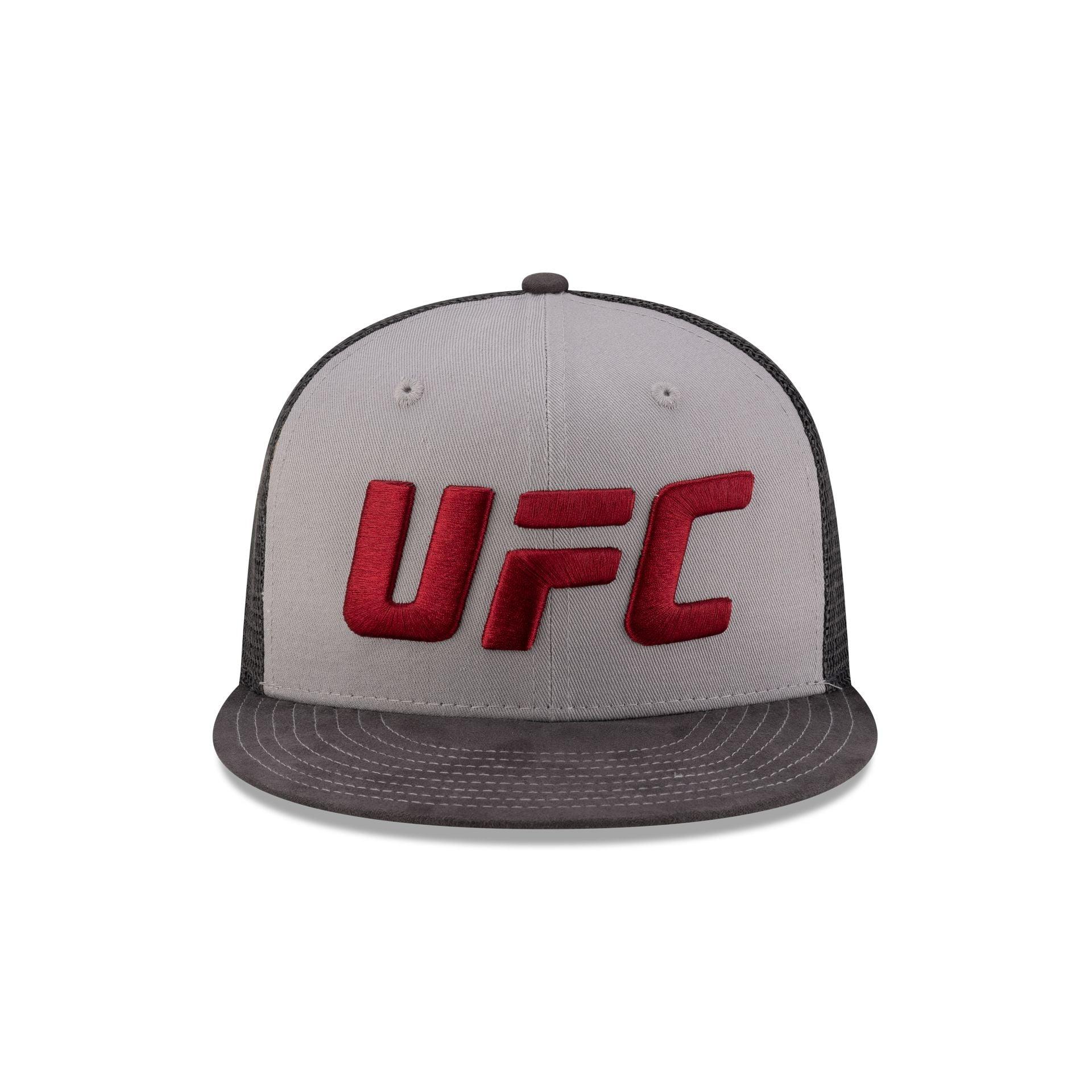 UFC Suede Gray 9FIFTY Trucker Hat Male Product Image