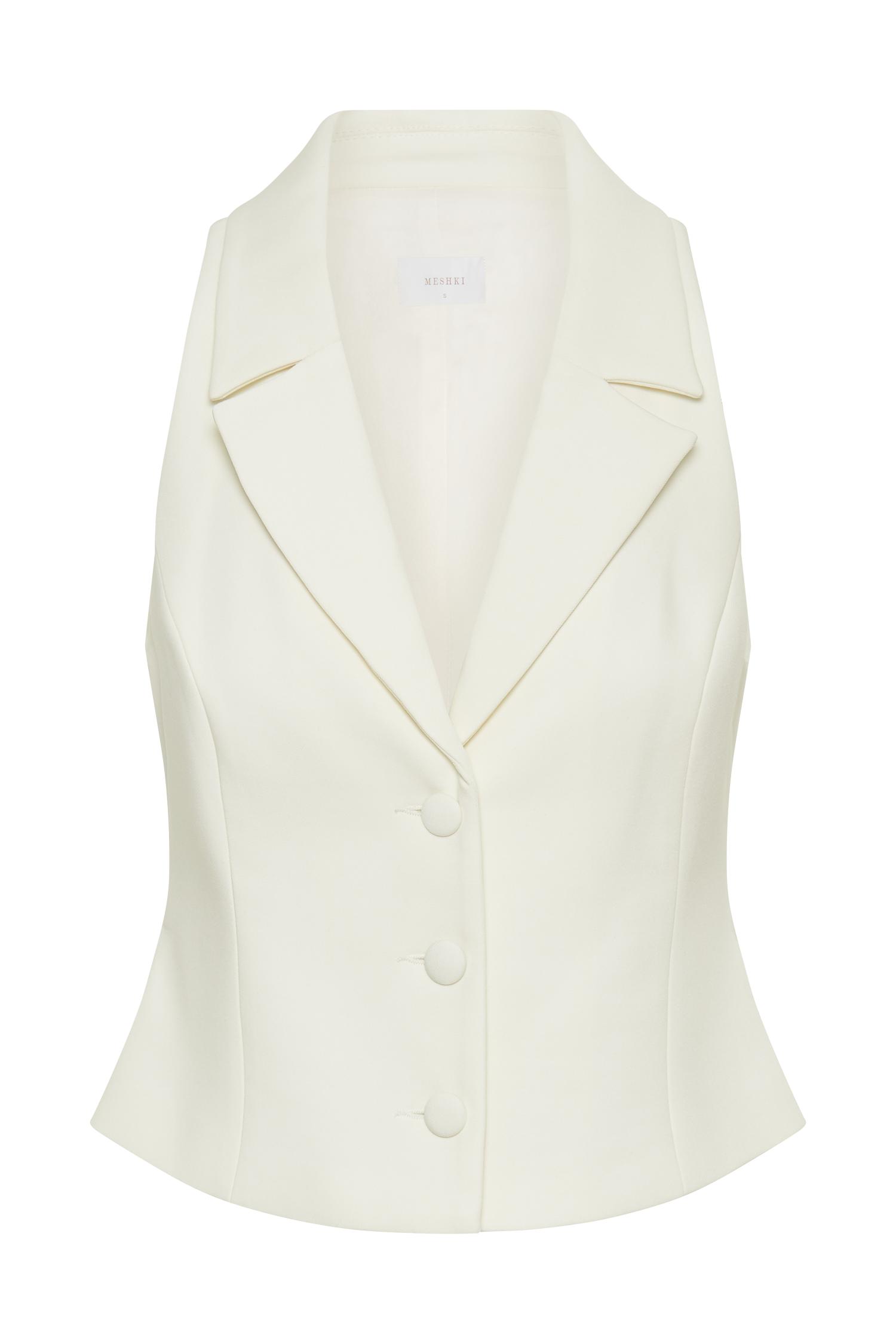 Mura Suiting Vest - Ivory Product Image