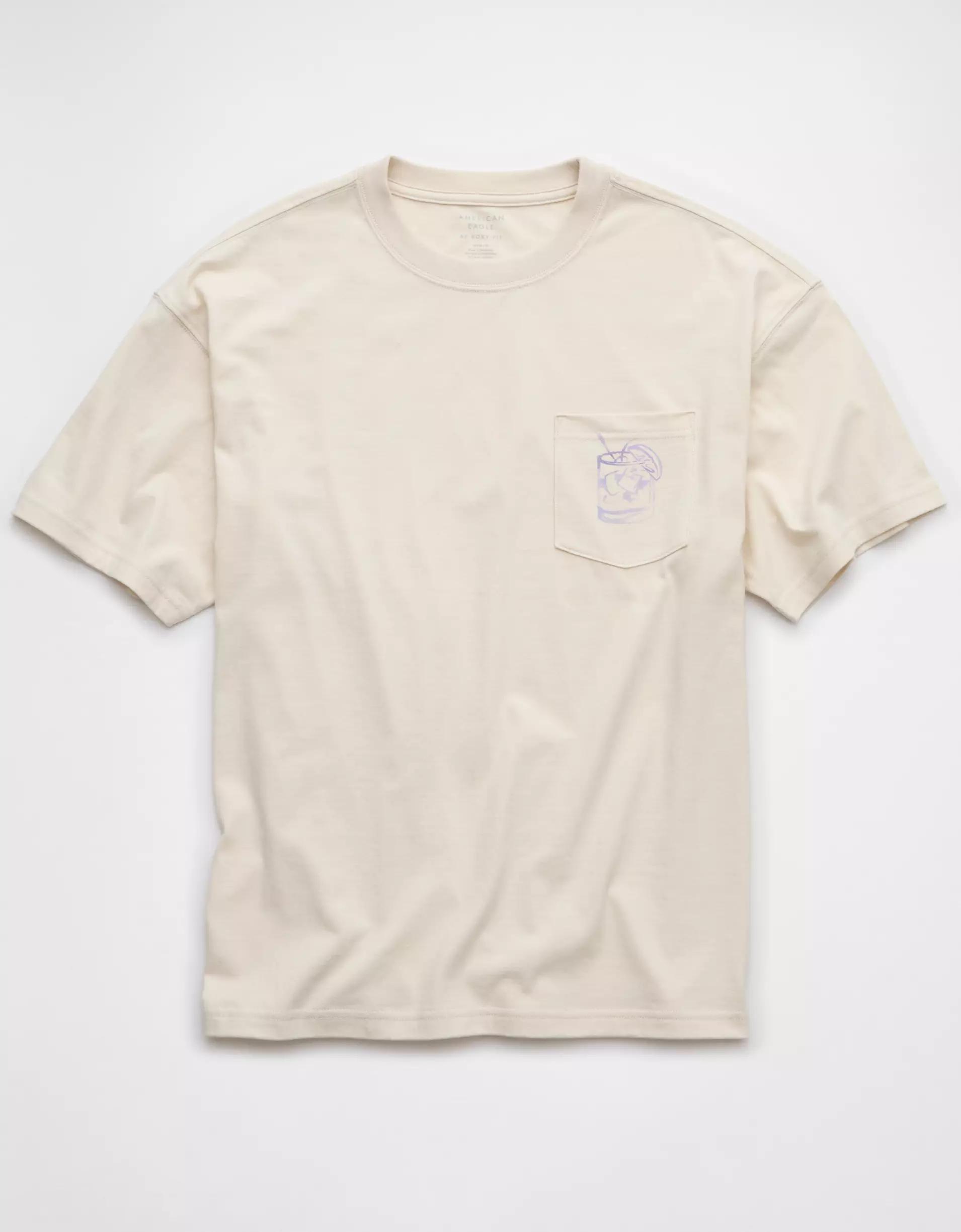 AE Boxy Happy Hour Graphic T-Shirt Product Image