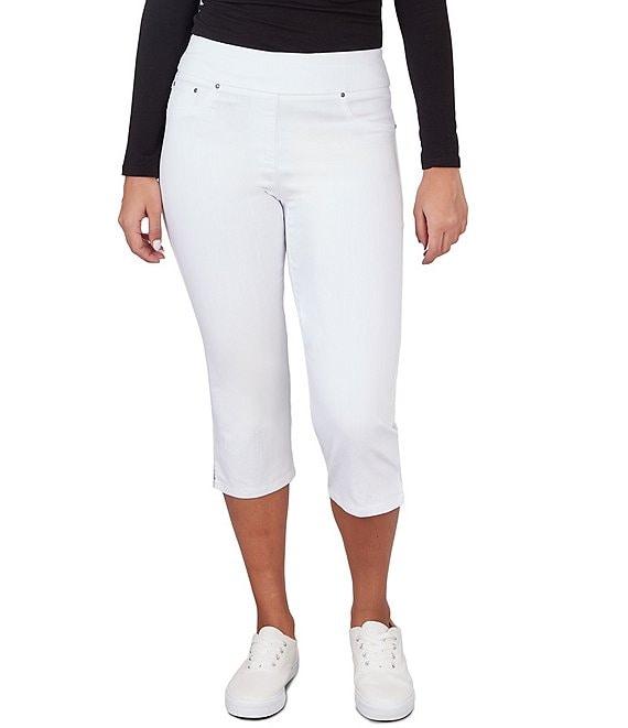 Ruby Rd. Stretch Pull-On Capri Denim Jeans Product Image