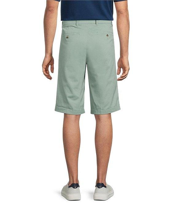 Roundtree & Yorke The Cloud Washed Classic Fit Flat Front 13#double; Chino Shorts Product Image