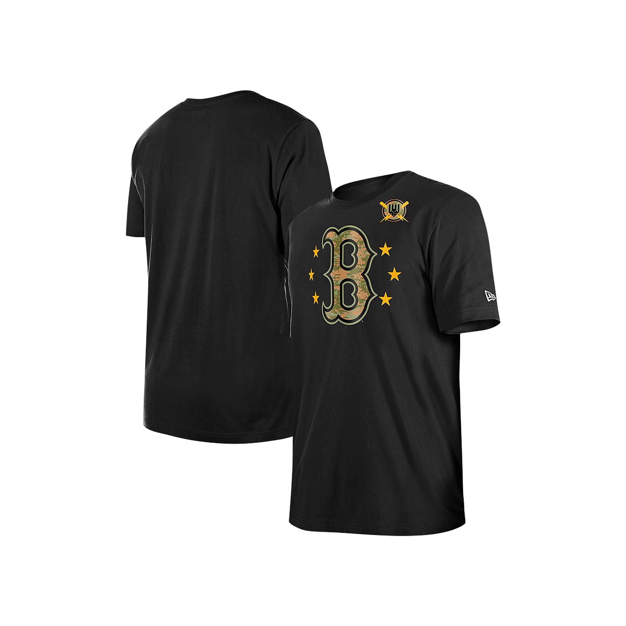 Men's New Era Black Boston Red Sox 2024 Armed Forces Day T-Shirt,  Product Image