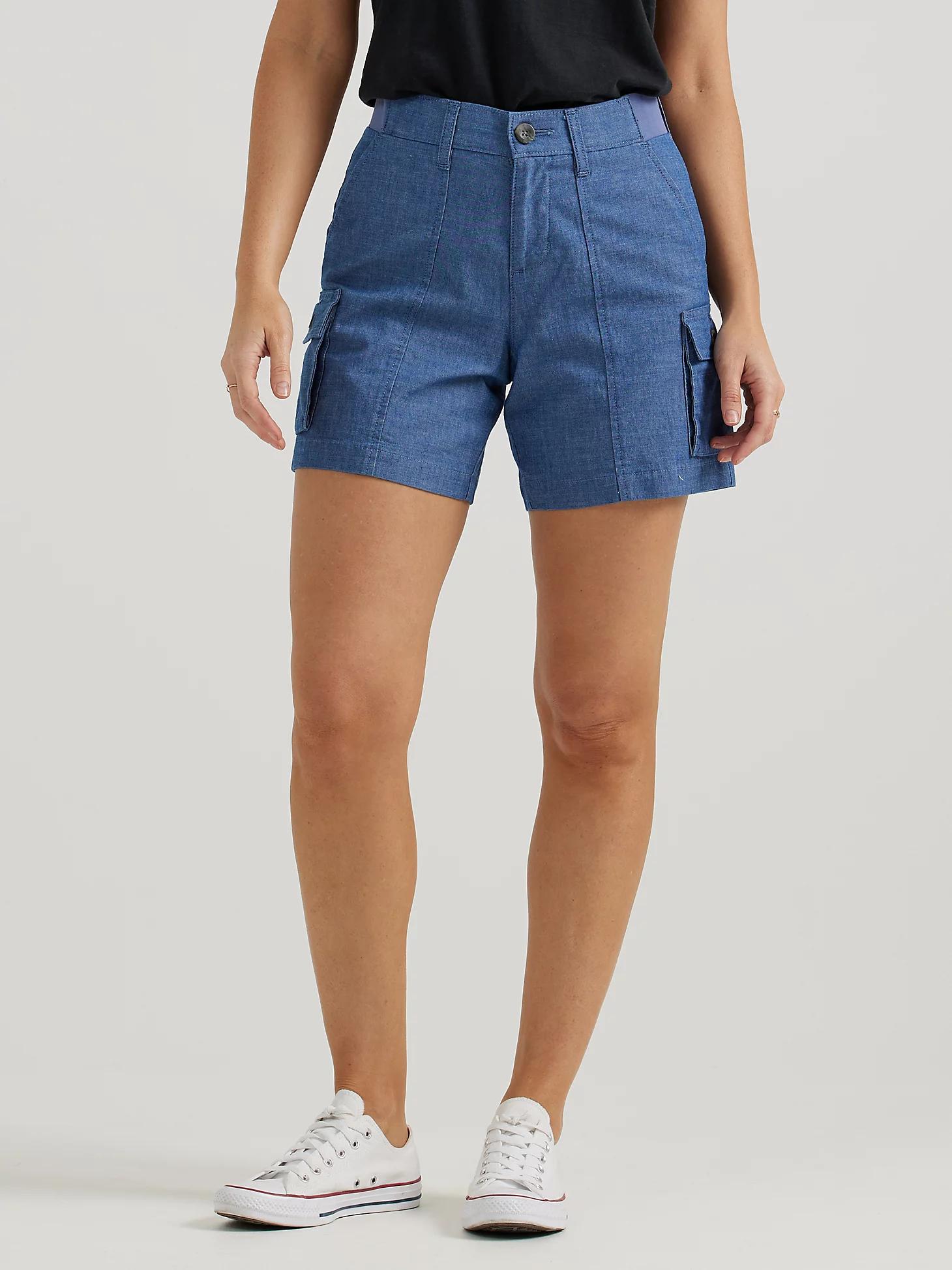 Women's Ultra Lux Comfort with Flex-to-Go Relaxed Fit Cargo Short | Women's Shorts | Lee® Product Image