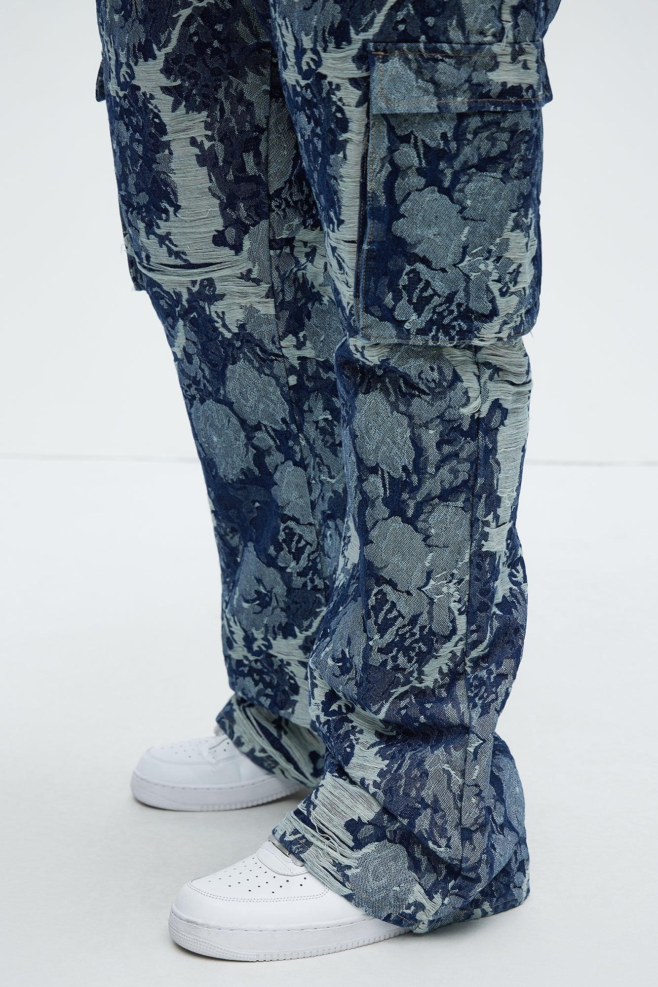 Inspired Stacked Skinny Flare Jeans - Dark Wash Product Image