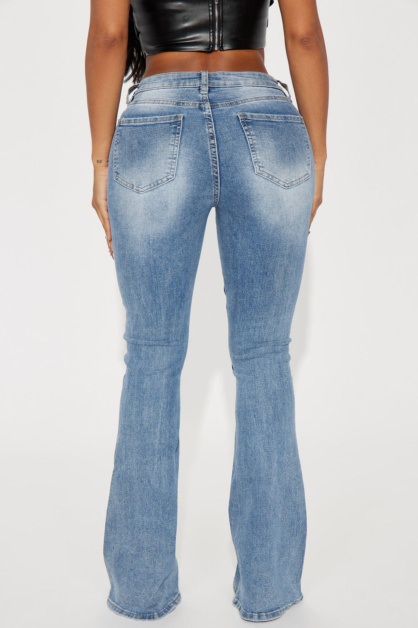 Just Like Heaven Stretch Bootcut Jean - Medium Wash Product Image