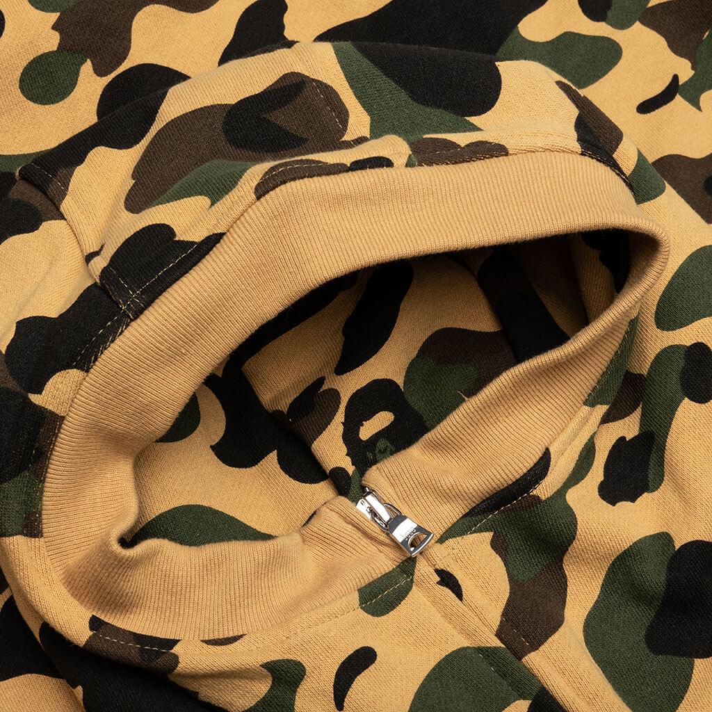 1st Camo Full Zip Hoodie - Yellow Male Product Image