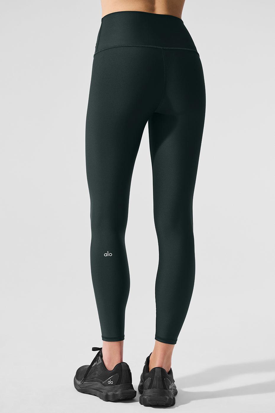 7/8 High-Waist Airlift Legging - Charcoal Green Female Product Image