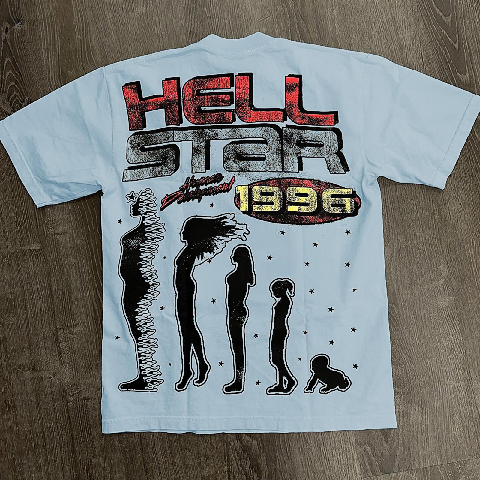 Y2k Vintage Hellstar 1996 Graphic Cotton T-Shirt Product Image