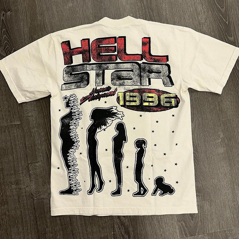 Y2k Vintage Hellstar 1996 Graphic Cotton T-Shirt Product Image