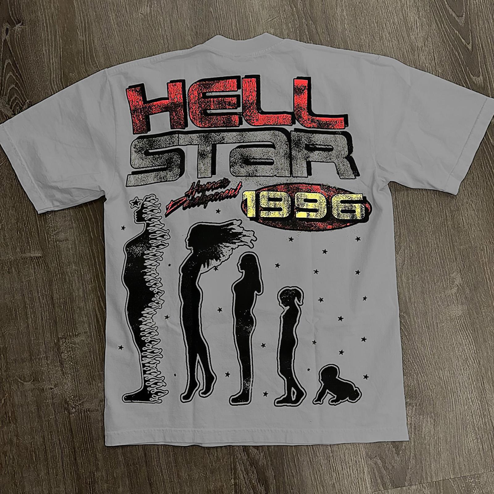 Y2k Vintage Hellstar 1996 Graphic Cotton T-Shirt Product Image