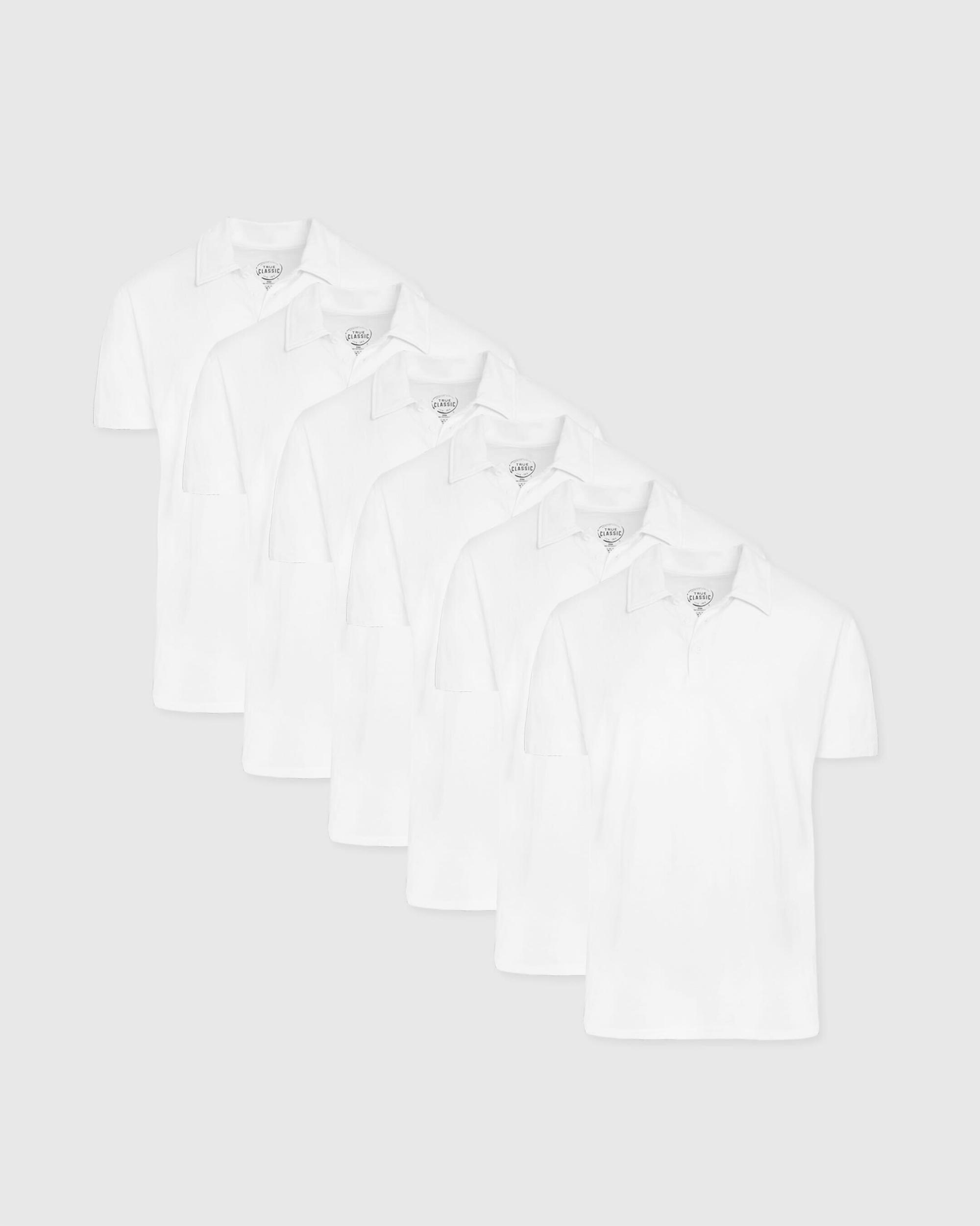 White Classic Polo 3-Pack Product Image