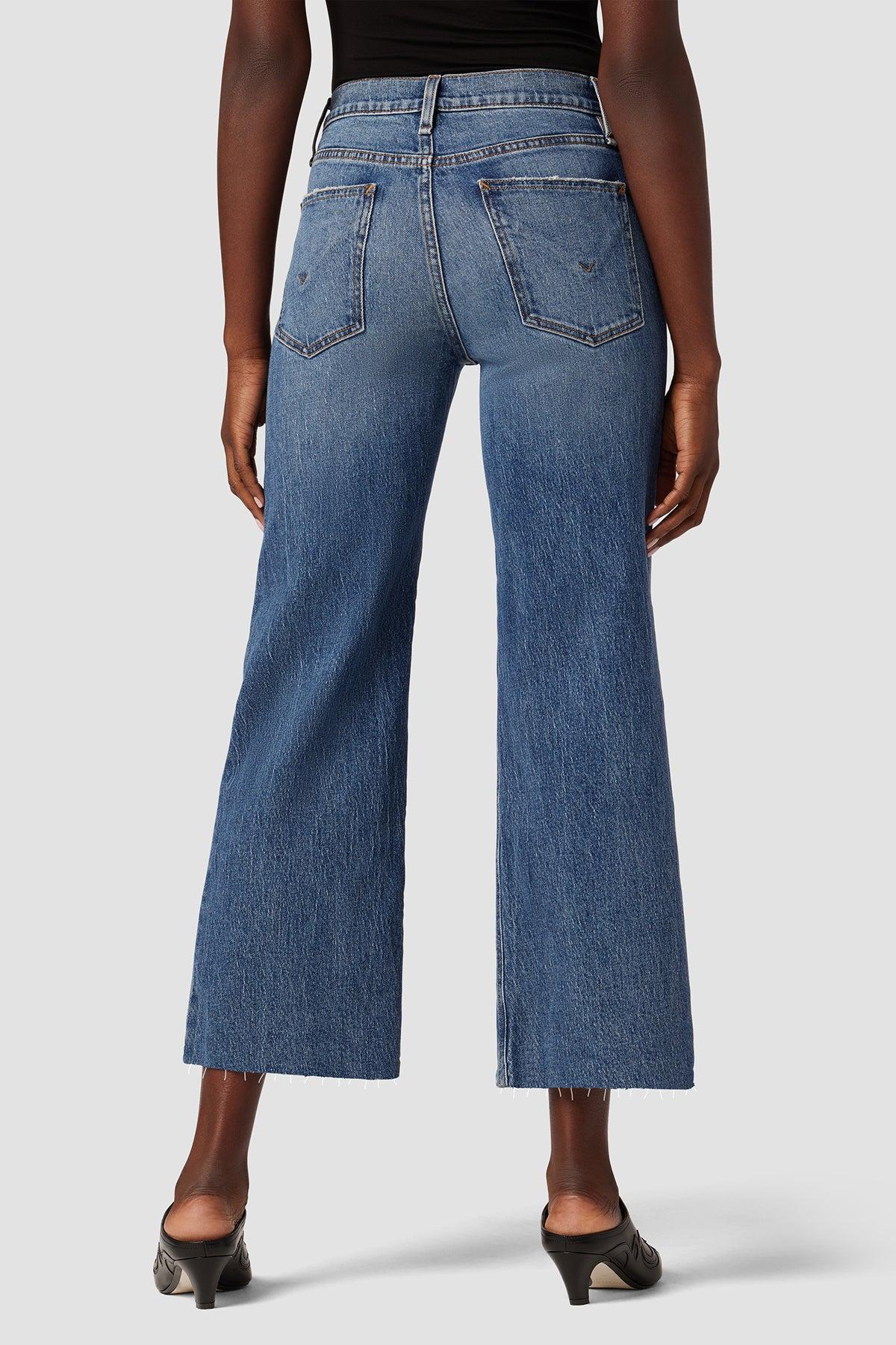 Rosie High-Rise Wide Leg Crop Jean Female Product Image