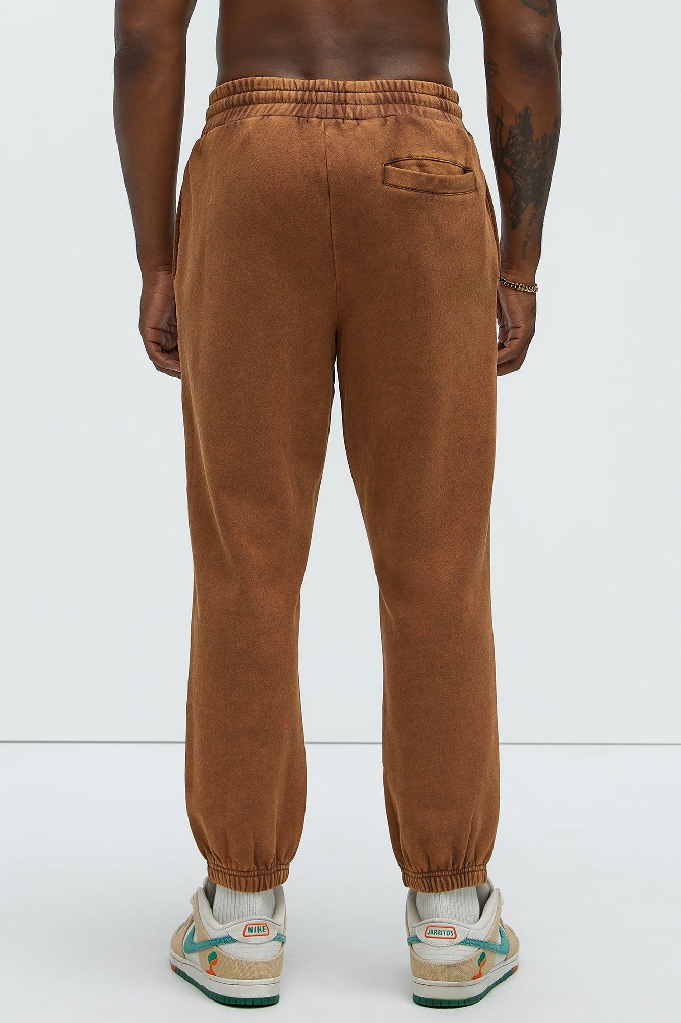 Tyson Heavy Wash Jogger - Dark Brown Product Image