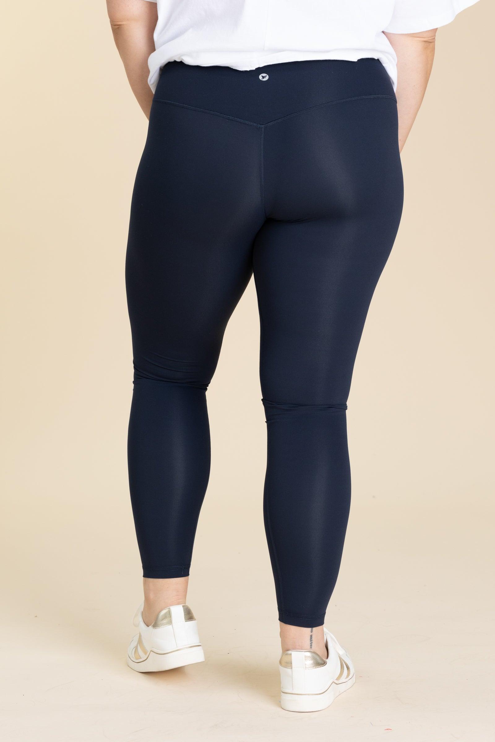 Solid Nylon Active Leggings Product Image