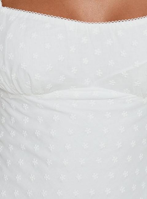 Seyani Mini Dress White Product Image
