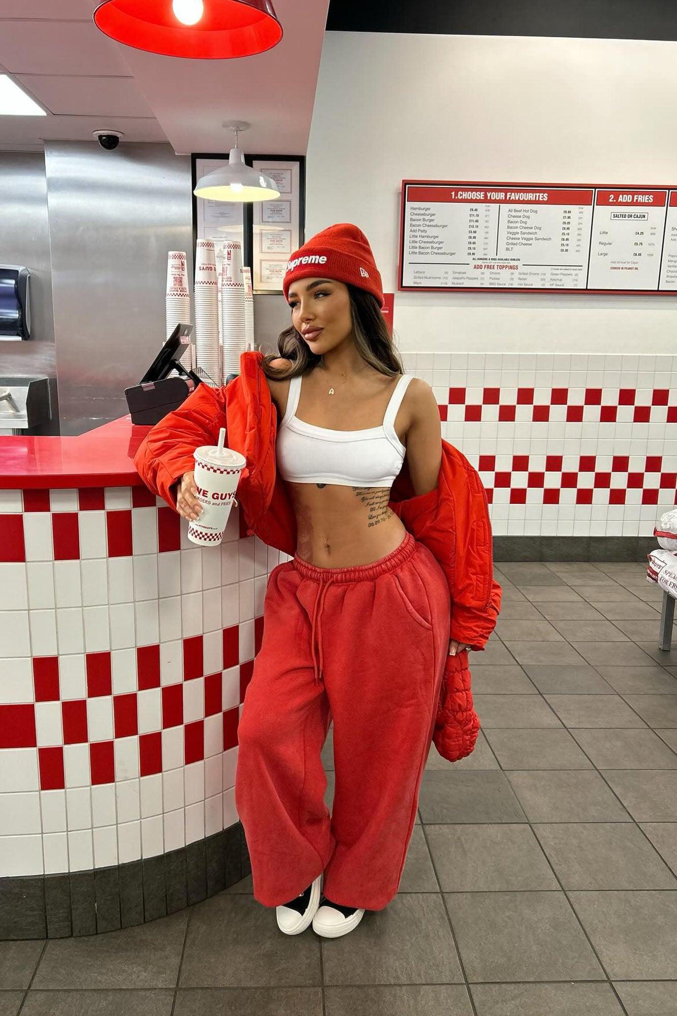 Rested Lounge Pullover - Red Product Image